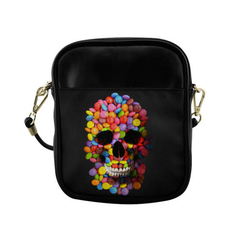 Halloween Candy Sugar Skulll Sling Bag (Model 1627)