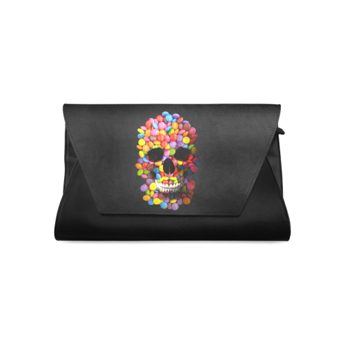 Halloween Candy Sugar Skulll Clutch Bag (Model 1630)