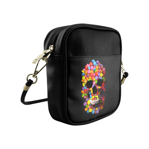 Halloween Candy Sugar Skulll Sling Bag (Model 1627)