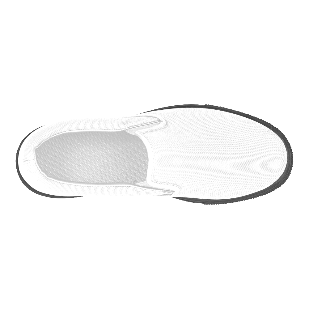 0 Men's Slip-on Canvas Shoes (Model 019)