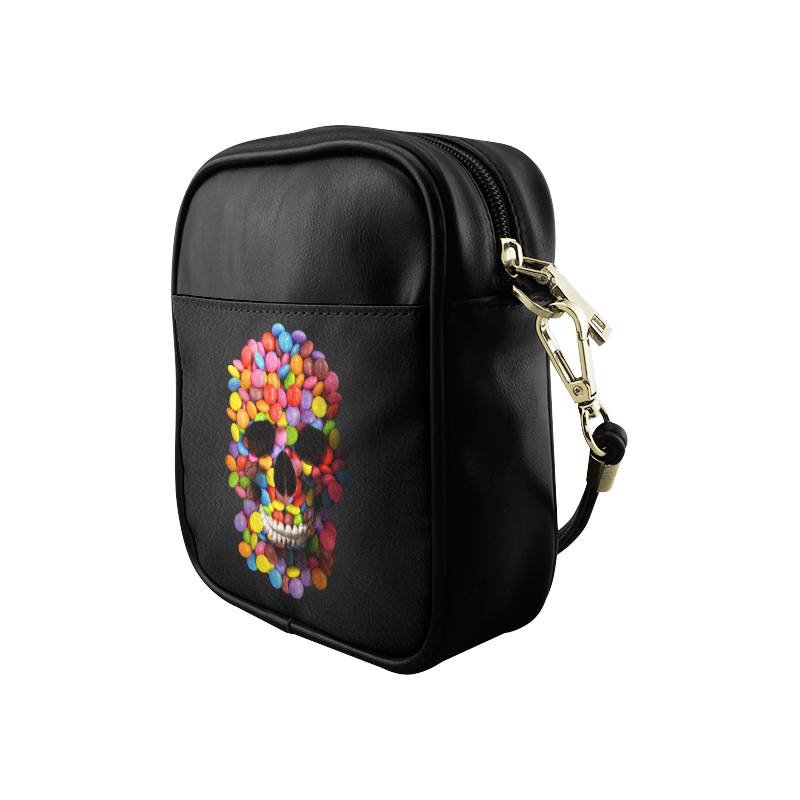 Halloween Candy Sugar Skulll Sling Bag (Model 1627)