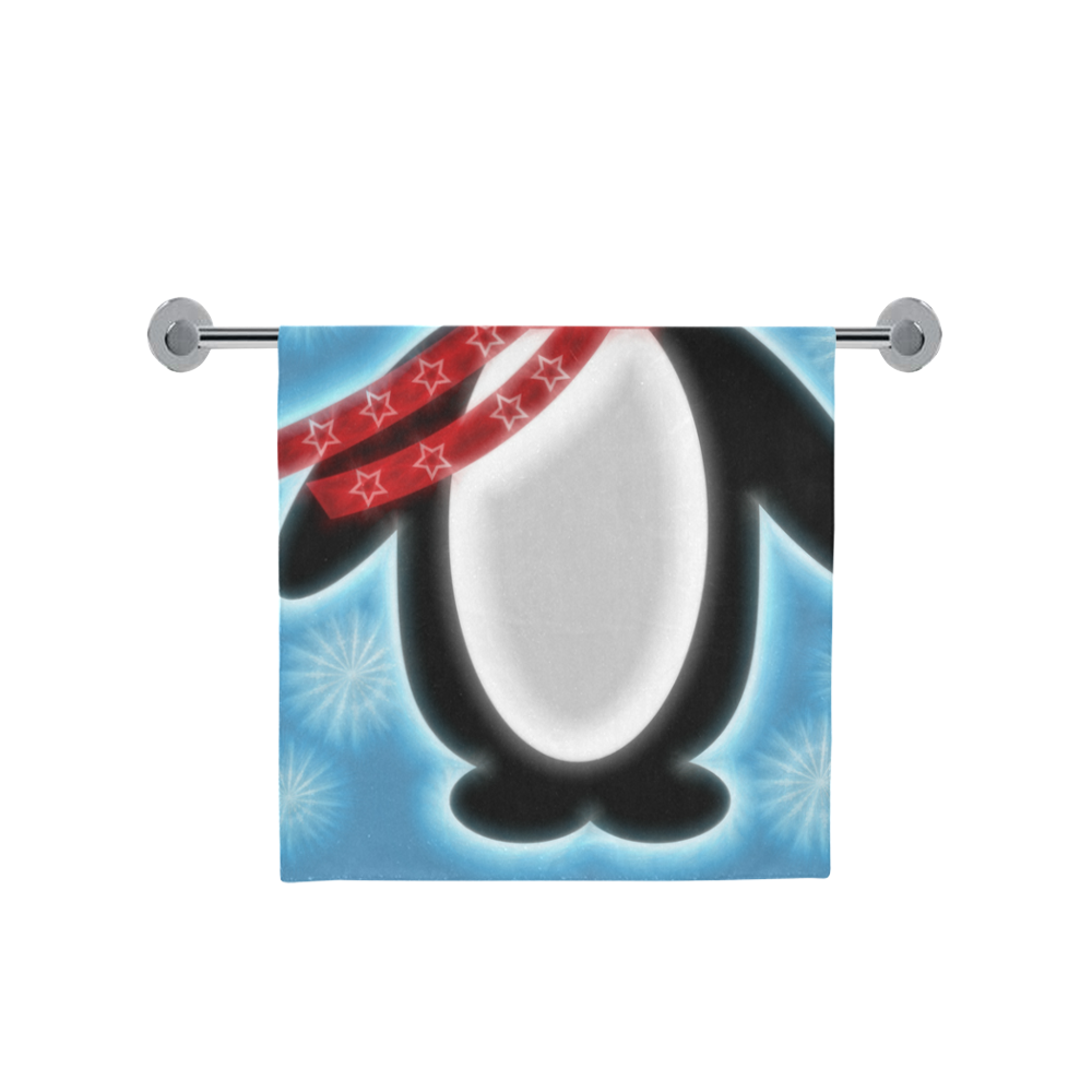 Christmas Penguin Bath Towel 30"x56"