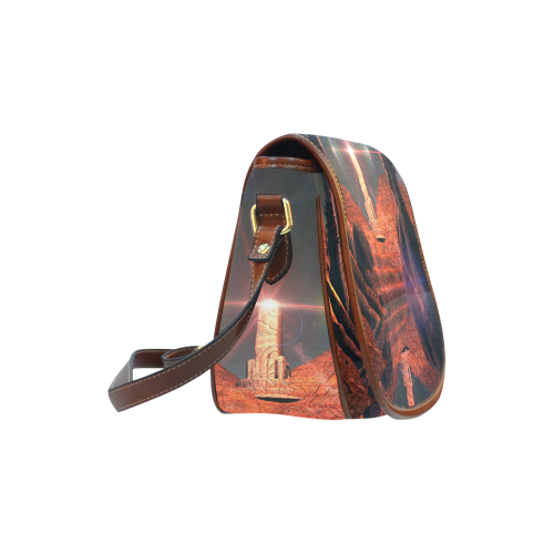 The temple of light Saddle Bag/Small (Model 1649) Full Customization