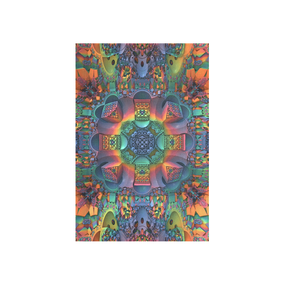 Groovy, Baby! Cotton Linen Wall Tapestry 40"x 60"