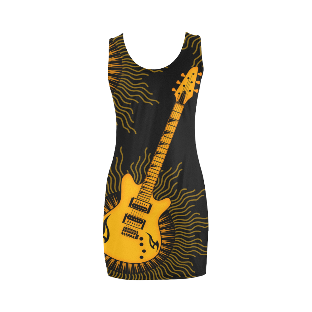 Tribal Sun Guitar by ArtformDesigns Medea Vest Dress (Model D06)