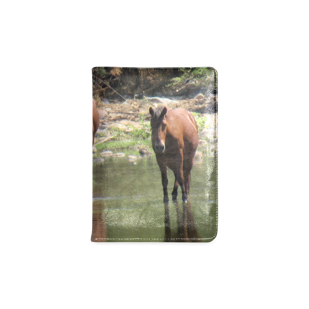 Wild Horses Along River by Martina Webster Custom NoteBook A5
