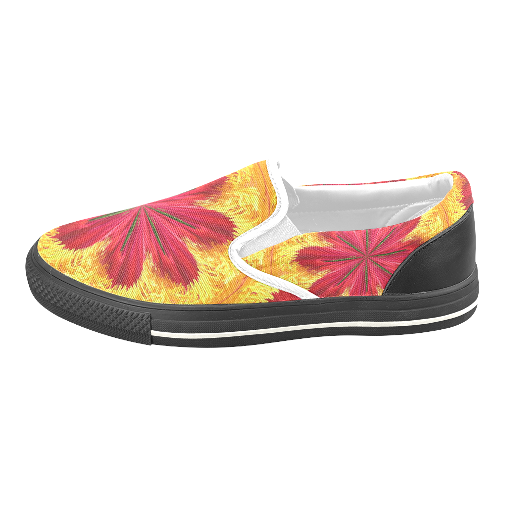 The Ring of Fire Women's Unusual Slip-on Canvas Shoes (Model 019)