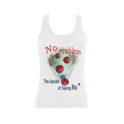 No Problem - the upside of saying NO Women's Shoulder-Free Tank Top (Model T35)