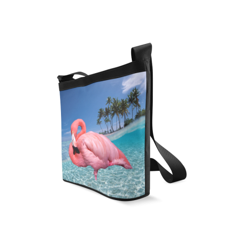 Flamingo and Palms Crossbody Bags (Model 1613)