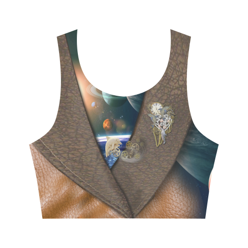 our dimension of time Women's Crop Top (Model T42)