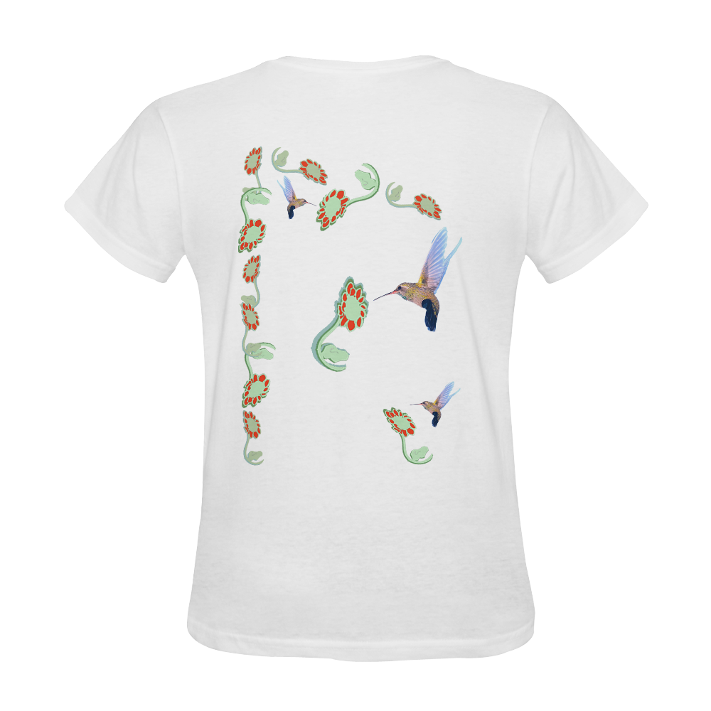 Hummingbirds Sunny Women's T-shirt (Model T05)