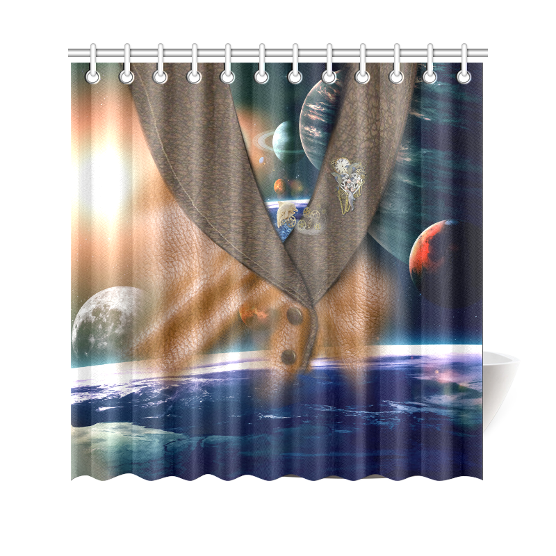 our dimension of time Shower Curtain 69"x70"