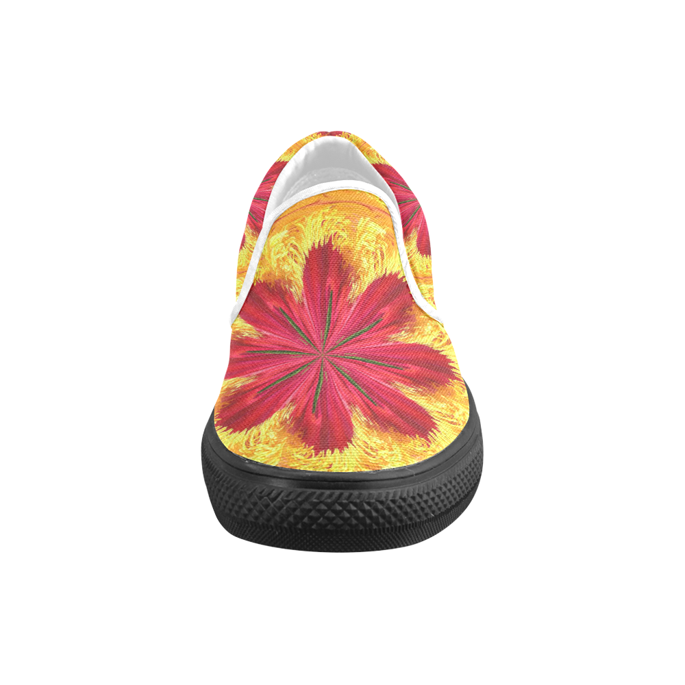 The Ring of Fire Women's Unusual Slip-on Canvas Shoes (Model 019)