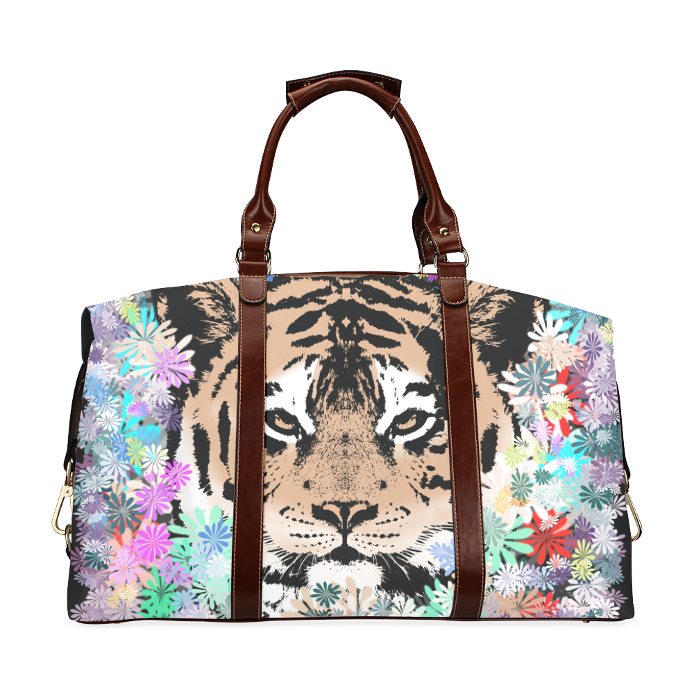FLOWER TIGER Classic Travel Bag (Model 1643)