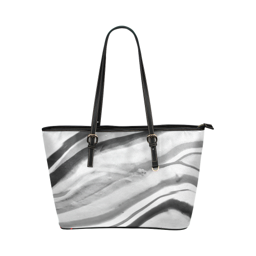 FullSizeRender (10) bnw SHADOW OF OURSELVES Leather Tote Bag/Small (Model 1651)