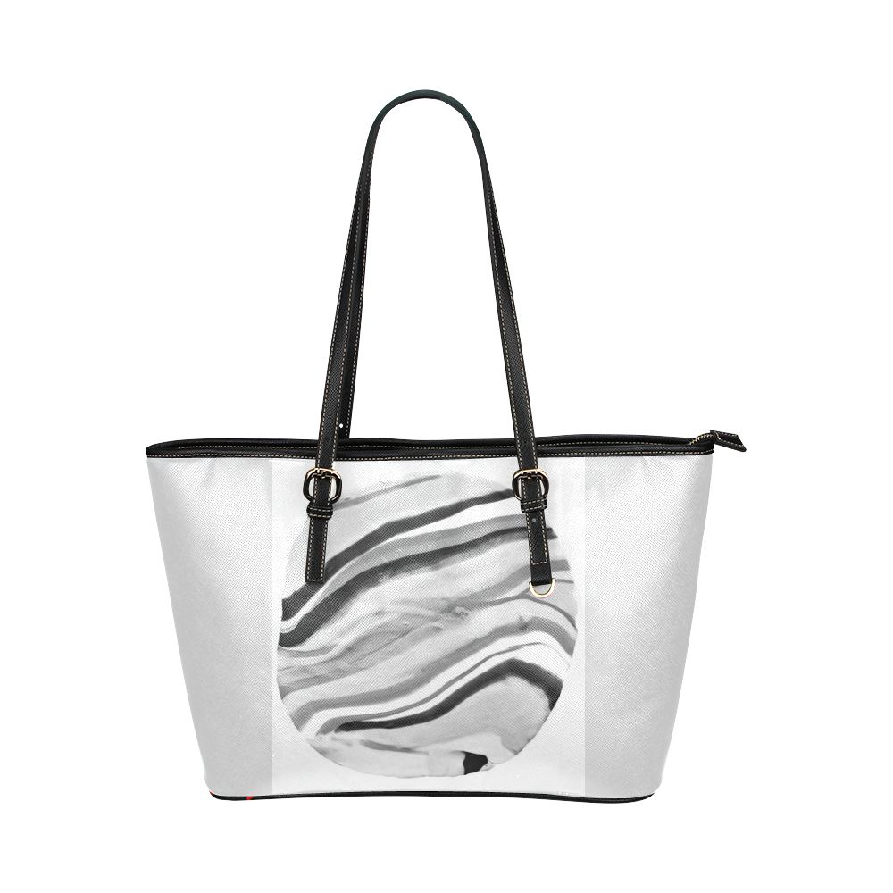 FullSizeRender (10) bnw SHADOW OF OURSELVES Leather Tote Bag/Small (Model 1651)