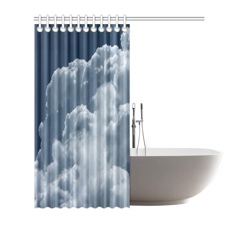 Cloudy skies by Martina Webster Shower Curtain 66"x72"