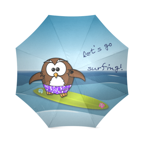 surfer owl Foldable Umbrella (Model U01)