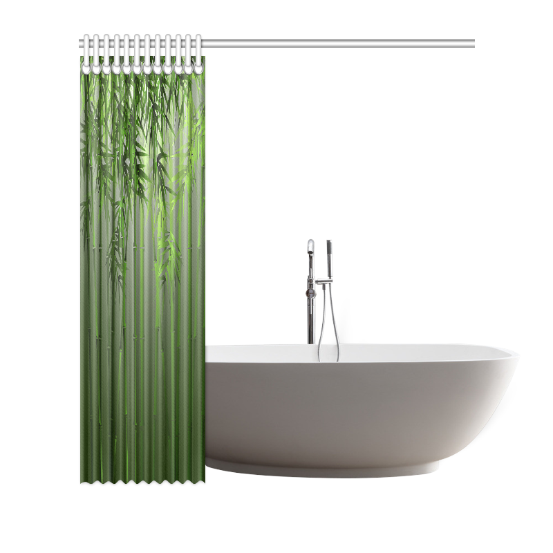Bamboo Forest Shower Curtain 72"x72"