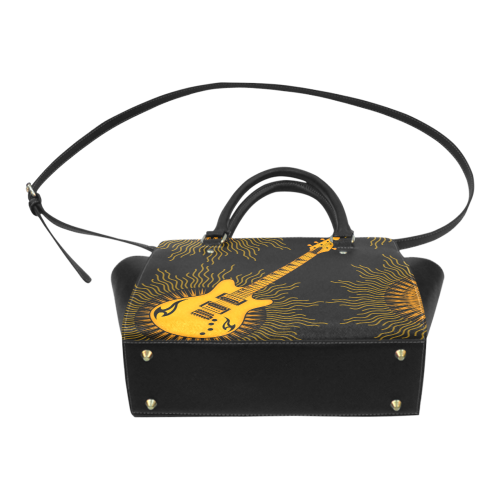 Tribal Sun Guitar by ArtformDesigns Classic Shoulder Handbag (Model 1653)