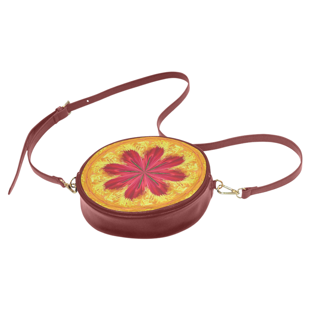 The Ring of Fire Round Sling Bag (Model 1647)
