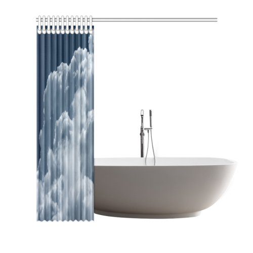 Cloudy skies by Martina Webster Shower Curtain 66"x72"