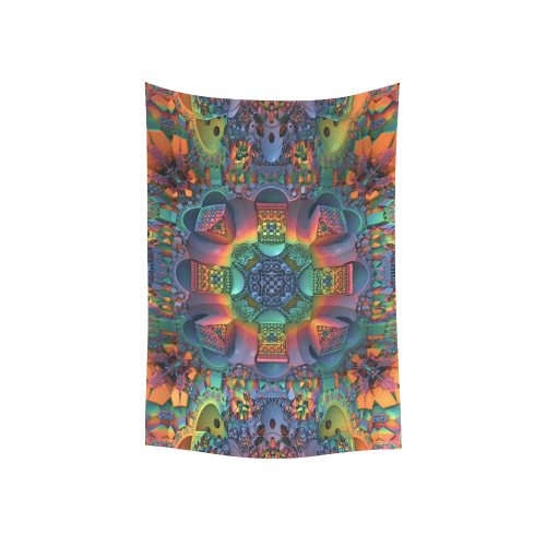 Groovy, Baby! Cotton Linen Wall Tapestry 40"x 60"