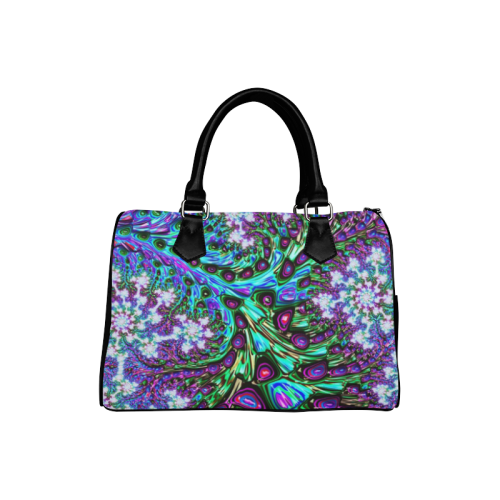more colors in life fractal 24A Boston Handbag (Model 1621)