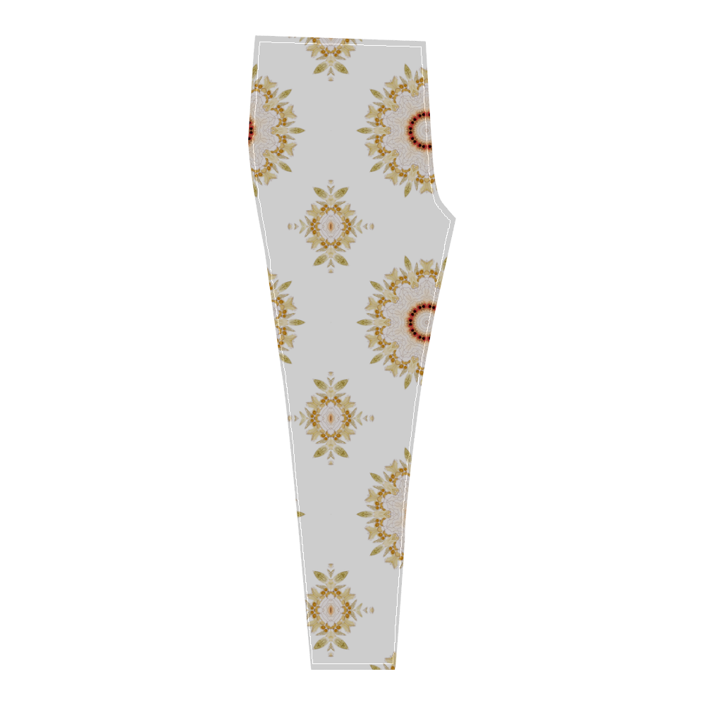 Ornamenticel Flower Pattern Cassandra Women's Leggings (Model L01)