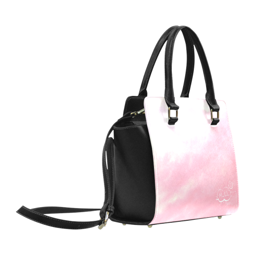 Unhappy Bunny Pink Classic Shoulder Handbag (Model 1653)