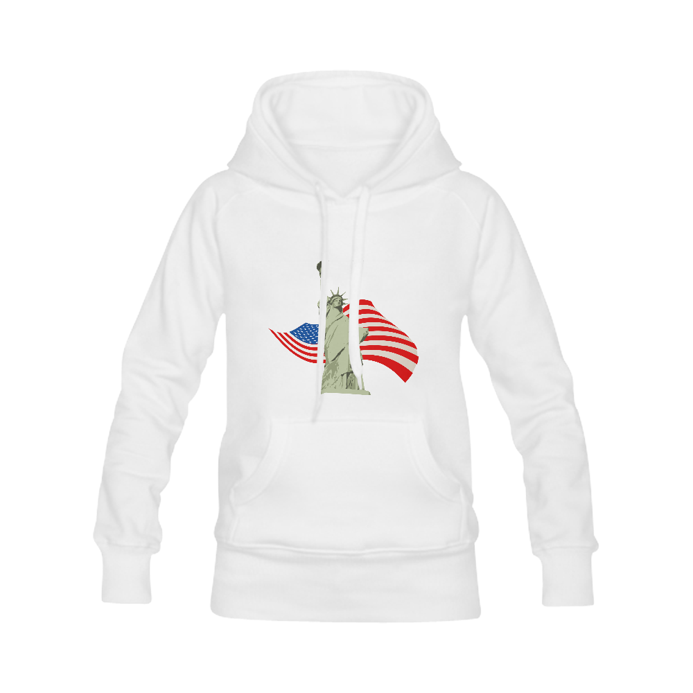 Statue of liberty Women's Classic Hoodies (Model H07)