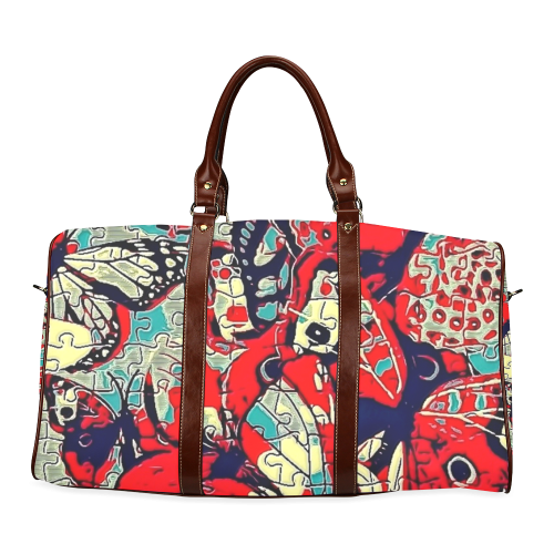 Butterfly by Popart Lover Waterproof Travel Bag/Small (Model 1639)