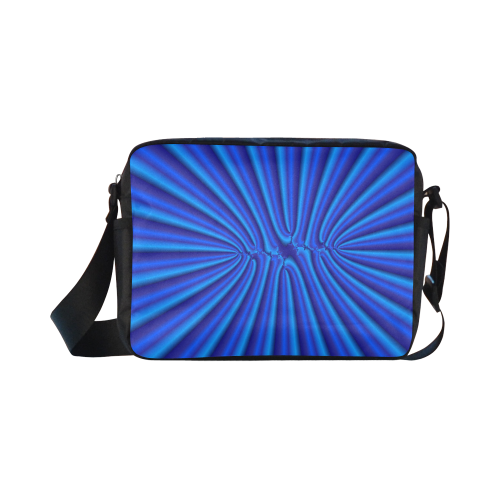 Blue Illusion by Martina Webster Classic Cross-body Nylon Bags (Model 1632)