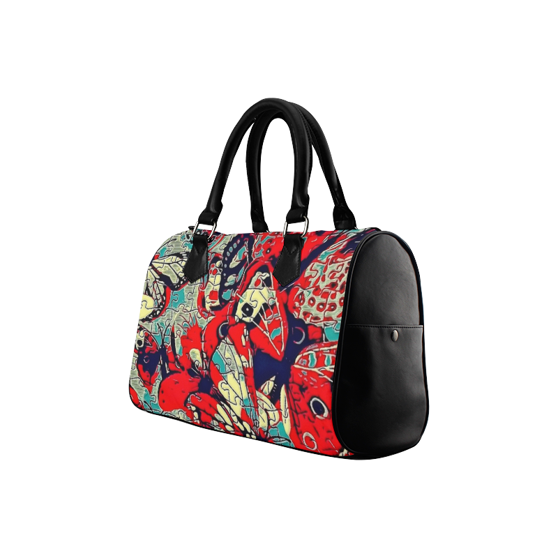 Butterfly by Popart Lover Boston Handbag (Model 1621)