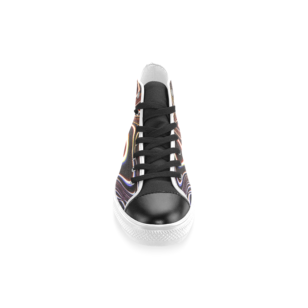 Blast-o-Blob #1 - Jera Nour Women's Classic High Top Canvas Shoes (Model 017)