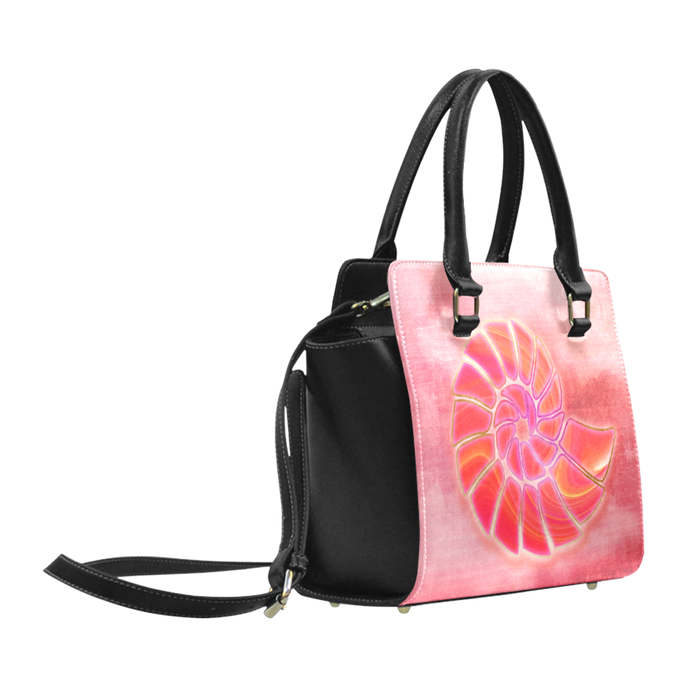 pink wash nautilus Classic Shoulder Handbag (Model 1653)