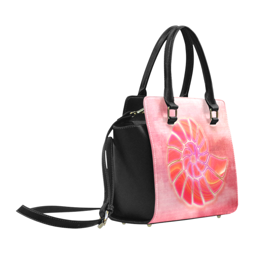 pink wash nautilus Classic Shoulder Handbag (Model 1653)
