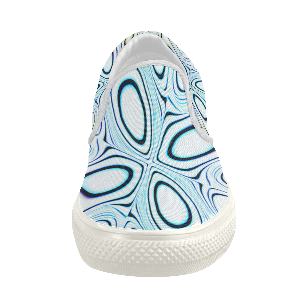 Blast-o-Blob #1 - Jera Nour Women's Slip-on Canvas Shoes (Model 019)