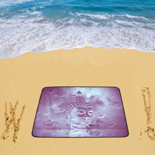 the head of buddha art design Beach Mat 78"x 60"