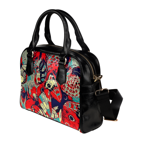 Butterfly by Popart Lover Shoulder Handbag (Model 1634)