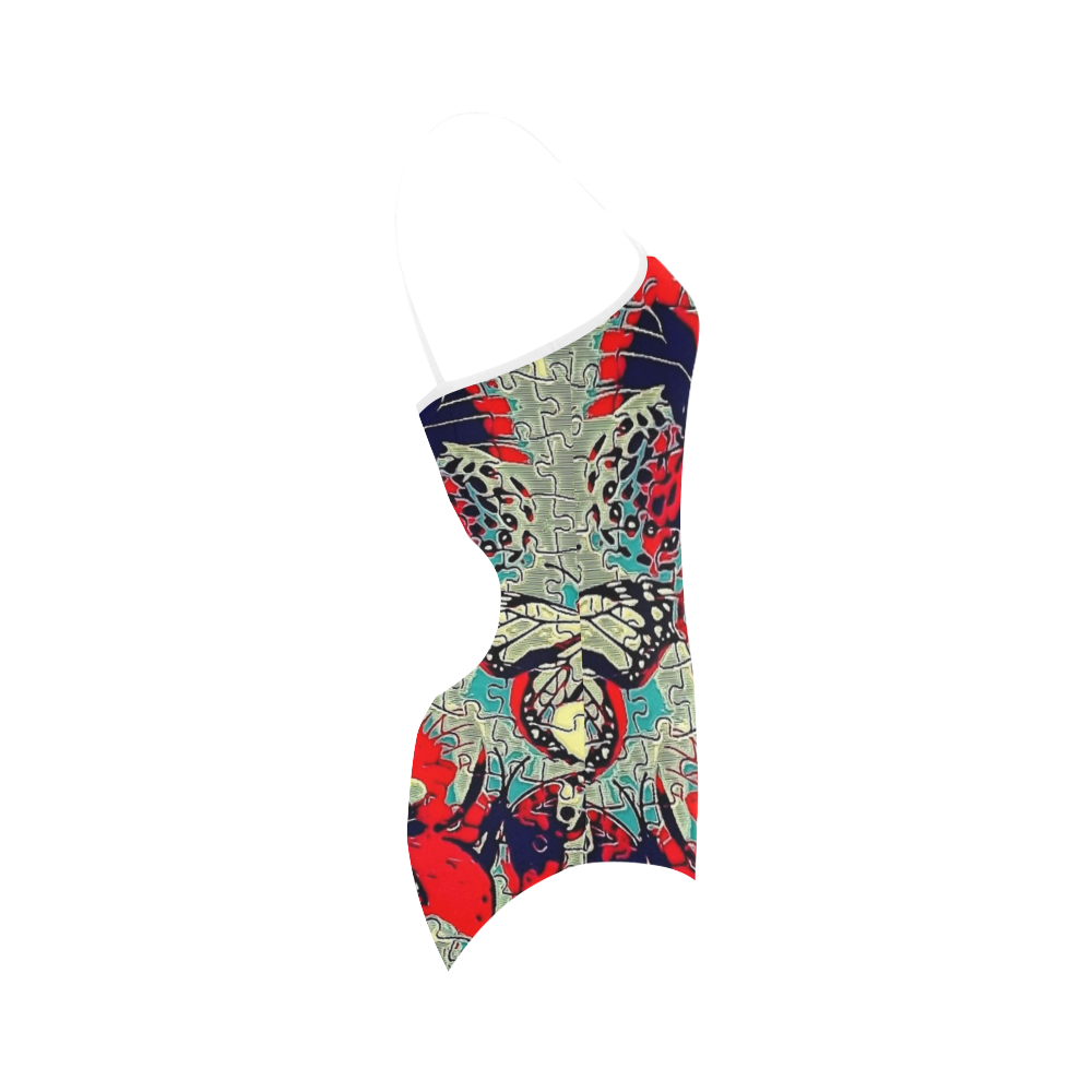 Butterfly by Popart Lover Strap Swimsuit ( Model S05)