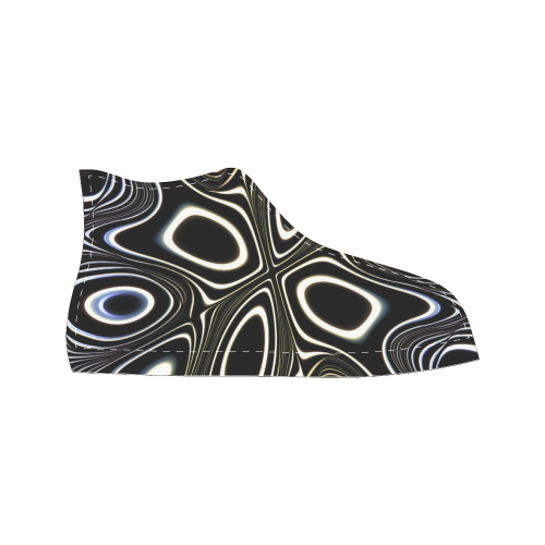 Blast-o-Blob #1 - Jera Nour Men’s Classic High Top Canvas Shoes /Large Size (Model 017)