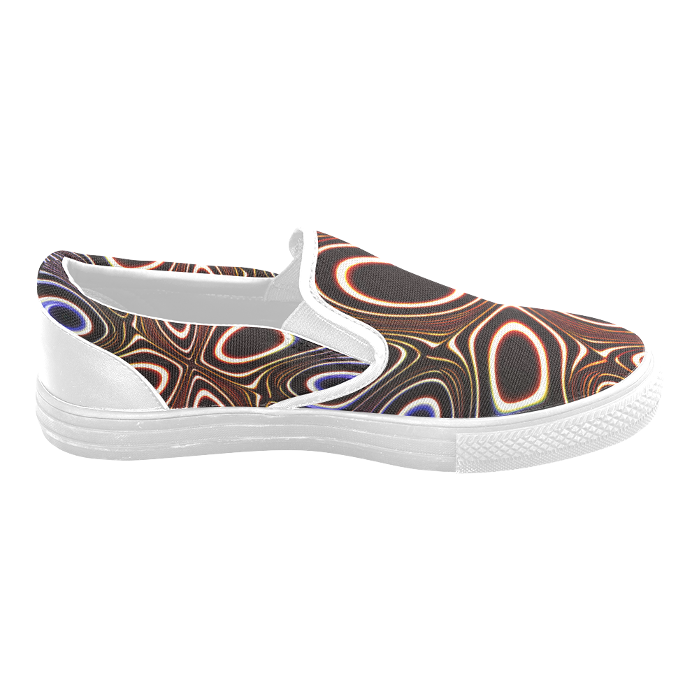 Blast-o-Blob #1 - Jera Nour Men's Slip-on Canvas Shoes (Model 019)