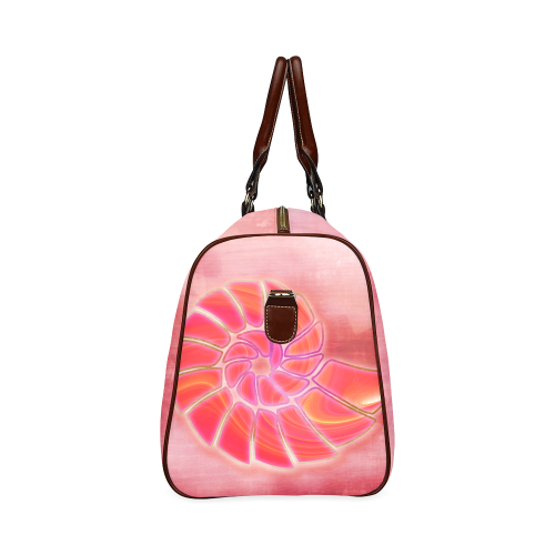 pink wash nautilus Waterproof Travel Bag/Large (Model 1639)
