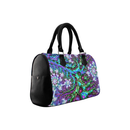 more colors in life fractal 24A Boston Handbag (Model 1621)