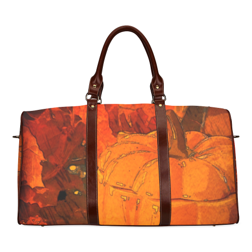 Fall by Martina Webster Waterproof Travel Bag/Small (Model 1639)