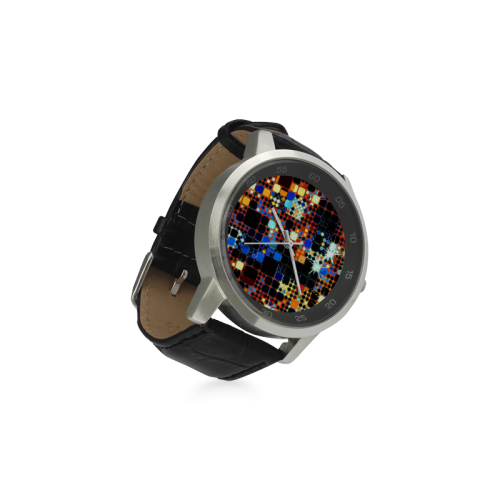 TechTile #7 - Jera Nour Unisex Stainless Steel Leather Strap Watch(Model 202)