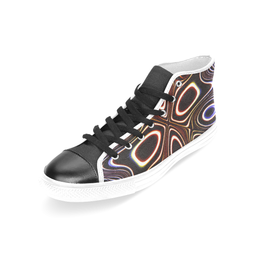 Blast-o-Blob #1 - Jera Nour Women's Classic High Top Canvas Shoes (Model 017)