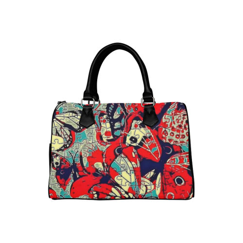 Butterfly by Popart Lover Boston Handbag (Model 1621)