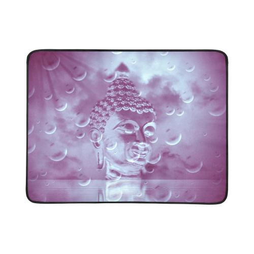 the head of buddha art design Beach Mat 78"x 60"